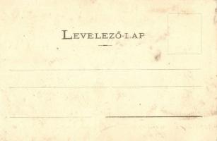 Sárospatak, II. Rákóczi Ferenc vár, udvar. Nyulászi Béla kiadása (EK)