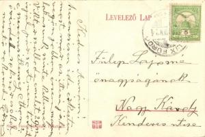 Félixfürdő, Baile Felix; Viktor szálloda. Singer Ferenc kiadása / hotel