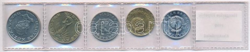 1990. 1Ft-20Ft (5xklf) kiadatlan forgalmi sor laminált fóliatokban, "Magyar Köztársaság" f...