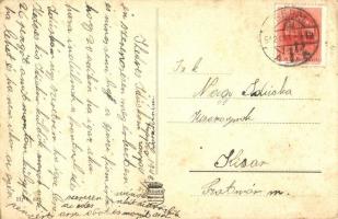 Budapest XXI. Csepel, látkép, Szent Imre tér, Kultúrház, Református templom, Városháza (EK)