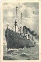 Norddeutscher Lloyd Dampfer SS George Washington passenger steamship (Rb)
