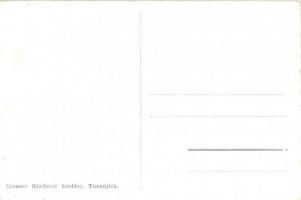 Tiszaújlak, Vylok; utcakép, Református templom, Görögkatolikus templom. Brenner Sándorné kiadása / s...