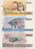 Brazília vegyes bankjegy tétel (7xklf) T:I
Brasil mixed banknote lot (7xdiff) C:UNC