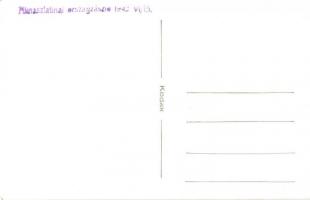 1943 Aknaszlatina, Slatinské Doly, Solotvyno; M. kir. állami polgári iskola, Országzászló / school, ...