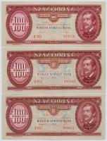 1949-1993. 100Ft (7xklf) T:III szép papír