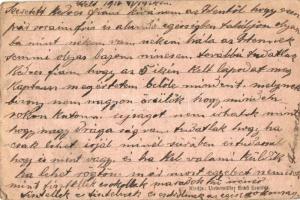 Világháború 1914-1915. Királyért és Hazáért! Tábori postai levelezőlap / WWI Austro-Hungarian K.u.K....