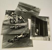cca 1976 Balásy Pál (?-?) budapesti fotóművész hagyatékából 4 db vintage fotó, három feliratozott, 40x29 cm és 25x40 cm között