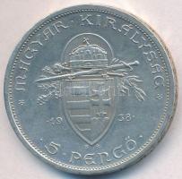 1938. 5P Ag "Szent István" T:1-,2
Adamo P8.1
