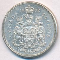Kanada 1962. 50c Ag "II. Erzsébet" T:2,2-
Canada 1962. 50 Cents Ag "Elizabeth II&quo...