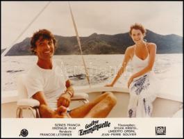 1977 Goodbye Emmanuelle francia erotikus film, filmfotó, 2 db, feliratozva, 24x18 cm