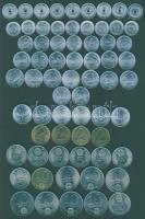 1971-87. 2f (9x), 5f (9x), 10f (7x), 20f (7x), 50f (9x), 1Ft (6x), 2Ft (4x), 5Ft (7x), 10Ft (8x, 2klf), 20Ft (1x) Összesen 67db! T:1 (többségében), 1/2