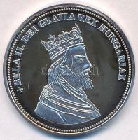 DN "Királyi koronák - II. Béla 5 korona 1909" Ag emlékérem tanúsítvánnyal (20g/0.999/38,61mm) T:PP