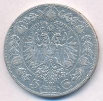 Ausztria 1900. 5K Ag "Ferenc József" T:3 ph.
Austria 1900. 5 Corona Ag "Franz Joseph...