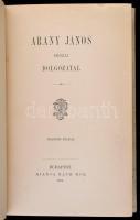 Arany János összes munkái IV.,V.,VII.,VIII. kötet, összesen: 4 kötet. Bp.,1883-1885, Ráth Mór. Kiadó...