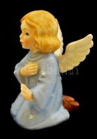 Goebel angyalka, kézzel festett mázas kerámia, jelzett, m: 10 cm