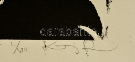 Olvashatatlan jelzéssel: Chaplin, szerigráfia, papír, számozott (1/8), 34,5×23,5 cm