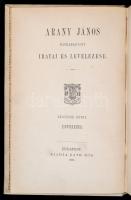 Arany János összes munkái 1-2.,4. kötetek. + Arany János hátrahagyott iratai és levelezése 1.,3.,4. ...