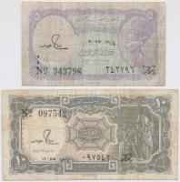 Egyiptom 1952-1958. 5P + 10P T:III- Egypt 1952-1958. 5 Piastres + 10 Piastres C:VG Krause 174, 175