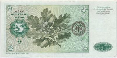 NSZK 1980. 5M T:II-,III
FRG 1980. 5 Mark C:VF,F
Krause 30