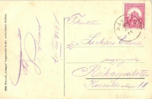 Pákozd, Római katolikus templom, iskola és plébánia. Hangya fogyasztási szövetkezet kiadása (EK)