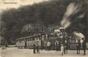 Miskolc, Hámori kisvasút, gözmozdony. Orosz Ferenc felvétele és kiadása