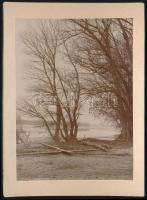 cca 1900 6 db keményhátú fotó idegen tájakról (pl. Spillern, Innichen, stb.), 13x18 cm