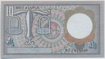 Hollandia 1953. 10G T:III 
Netherlands 1953. 10 Gulden C:F 
Krause 85