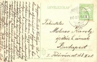 Pannonhalma, Győrszentmárton; Apátság, utcakép. Wagner Géza kiadása (EB)