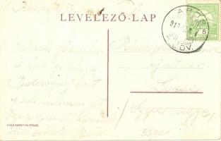 Lemes, Lemesany; utcakép, vadászok kutyákkal. Divald Károly fia kiadása / street view, hunters with ...