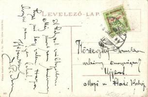 Losonc, Lucenec; Rákóczi utca, Redlinger Ignác, Hammermüller üzletei. Fischer Sándor kiadása / stree...