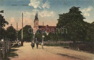 Jászó, Jászóvár, Jasov; Vársor. Balázsovich kiadása / castle street view (EK)