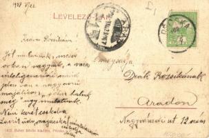 Pécska, Magyarpécska, Pecica; Vasútállomás, vagon. Ruber István 1575. / railway station, wagon (EK)