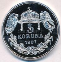 DN "Magyarok Krónikája - Bizalmam az ősi erényben / 1907 5 korona" ezüstözött, multicolor ...