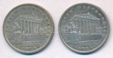 Ausztria 1925-1926. 1Sch Ag (2xklf) T:2,2- patina
Austria 1925-1926. 1 Schilling Ag (2xdiff) C:XF,V...