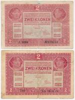 1917. 2K (2x) egyik sorozatszám "7000" felett, másikon sorozat szám előtt "A" T:...