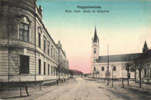 Magyarkanizsa, Stara Kanjiza; Római katolikus zárda és templom. Lederer Manó kiadása / church and priory, nunnery (EK)