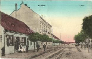 Felsőőr, Oberwarth; Fő tér, Stehlik Ferenc könyvkötészet üzlete és saját kiadása / main square, publishing house, publisher's shop (EK)