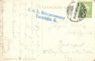 Csáktornya, Cakovec; Wlassits Gyula utca, Leányinternátus. Fischel Fülöp (Strausz Sándor) kiadása / ...