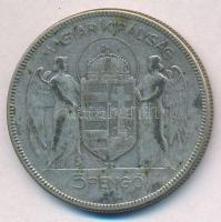 1930. 5P Ag "Horthy jobbra" T:3 
Adamo P8