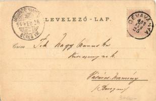 Vannak és Kontra! Magyar kártyás képeslap. Ferenczi B. kiadása / Hungarian cards, litho (EK)