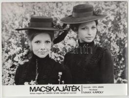 cca 1960-1980 6 db filmfotó: Macskajáték, Lila akác, A Pál utcai fiúk, Légy jó mindhalálig, 18×24 cm