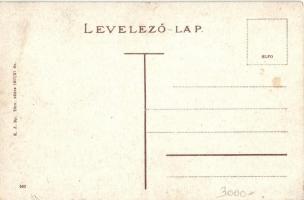 Átalakulás. Humoros képeslap a gyógyulásról egy fürdőben / Metamorphose. Humorous postcard about rec...