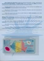 Románia 1999. 2000L "Napfogyatkozás" karton díszcsomagolásban + 1999. 2000L (8x) ezek csom...