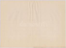 Sopron 1926. "Soproni Takarékpénztár" részvénye 10P-ről, magyar és német nyelvű, szárazpec...