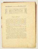 1920 a Magyar Építőművészet 20. évf. 1-3. lapszáma, érdekes írásokkal, tűzött papírkötésben, hiányos borítóval