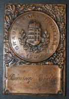 1944. "Grauer Pince Bizottság" Br emlékplakett T:2