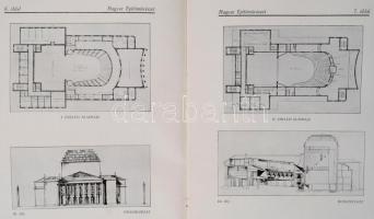 1930 a Magyar Építőművészet 30. évf. 1-12. lapszáma, érdekes írásokkal, jó állapotban