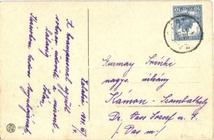 Üdvözlet a Krampusztól! / Krampus with lady and gentleman. BR. 8712. (EK)