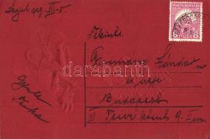 Üdvözlet a Krampusztól! / Krampus in handcuffs. Emb. (EK)