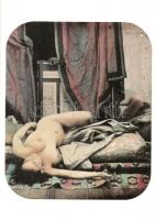 13 db modern erotikus képeslap 1850 körül készült dagerrotípiákról / 13 modern erotic motive cards, reproduced early erotic photography